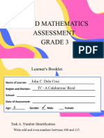 Rapid Mathematics Assessment Grade 3