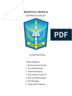 Proposal Produk Kewirausahaan