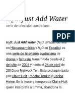 H2O - Just Add Water - Wikipedia, La Enciclopedia Libre