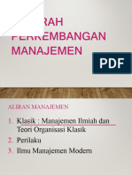 Sejarah Manajemen