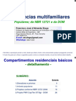 3.3 Residencias Multifamiliares - Populares-NBR12721 e DOM 53