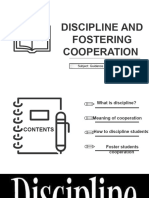 4 Discipline and Fostering Cooperation