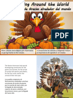 Thanksgiving Around The World - Día de Acción de Gracias Alrededor Del Mundo