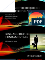 Risk and The Required Rate of Return