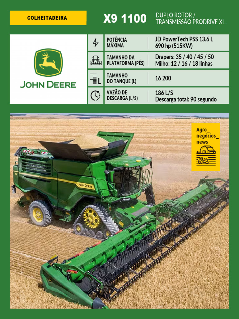John Deere X9 1100 | PDF
