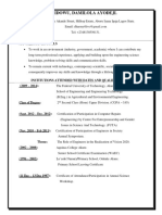 Idowu Damilola CV PDF
