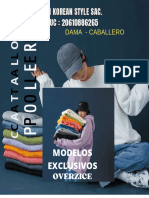 Poleras Overzice Dama - Caballero - Compressed