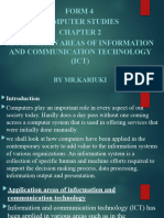 Application Areas of ICT