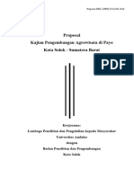 Proposal AGRO Pariwisata PAYO SOLOK 2018)