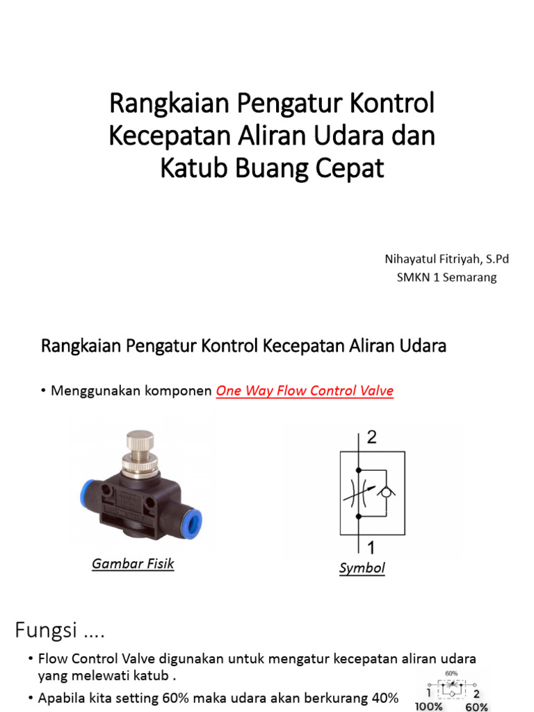 Kontrol Kecepatan Aliran Udara dan Katub | PDF