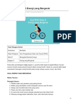 Soal IPAS Kelas 4 Energi Yang Bergerak
