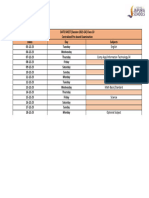 Centralised Preboard Date Sheet - Class 10