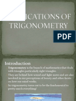 Dokumen - Tips - Trigonometry Applications of Trigonometry Cbse Class X Project