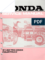 17952670-Download Trx250x Fourtrax 250x 91-92 Repair Manual