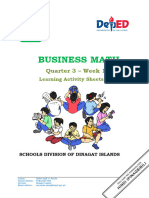 Business Math Week 1-9
