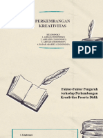 Tugas Kelompok 5 Perkembangan Kreativitas PPD