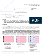 LAS10 CHE029L - Thin Layer Chromatography