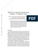 CNeRG-Methods For Computing Legal Document Similarity