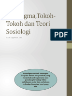 Paradigma Dan Teori Sosiologi