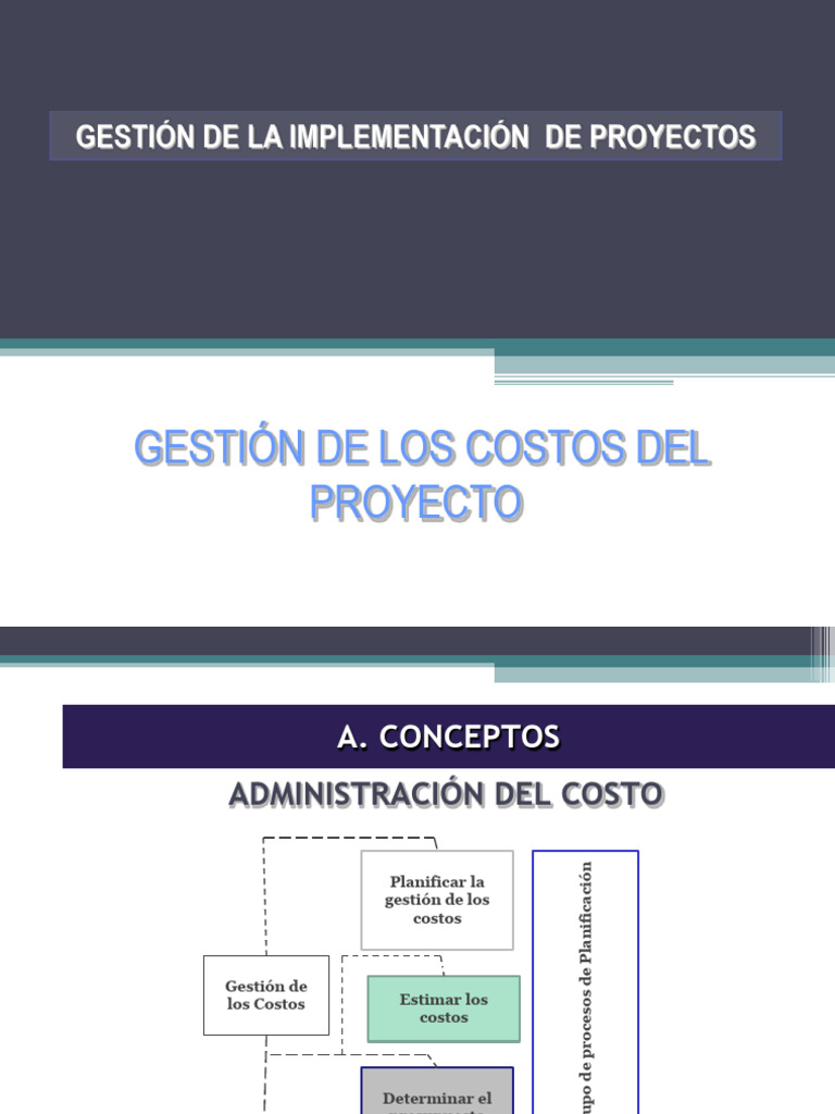 GESTIÓN DE LOS COSTOS DEL PROYECTO | PDF | Presupuesto | Dinero