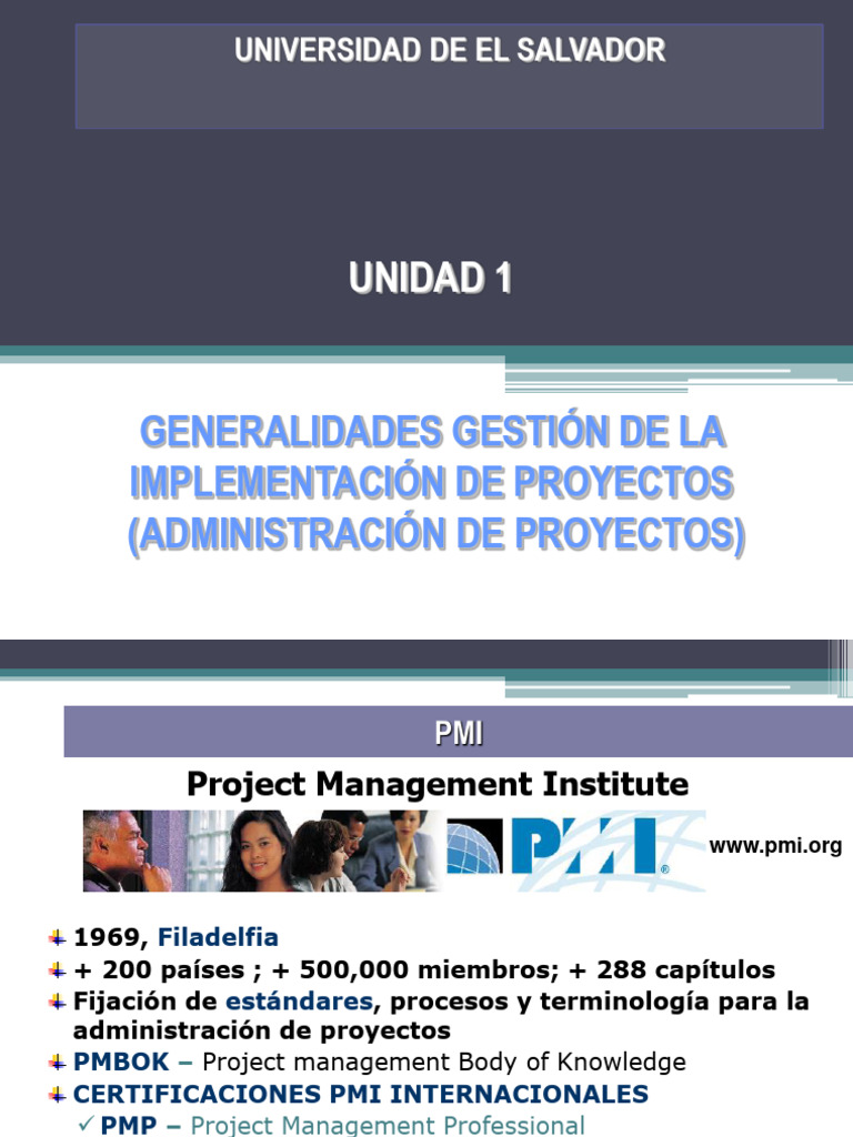 Gestión de Proyectos: Conceptos Clave | PDF | Gestión de proyectos ...