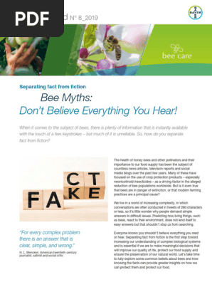 Bee Myth-Separating Facts From Fictionk
