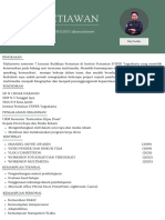 Green Grey Color Blocks Copy Editor CV - 3