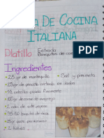 MESK - Receta de Cocina Italiana