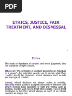 Ethics, Justice, Dismissas-Students PDF