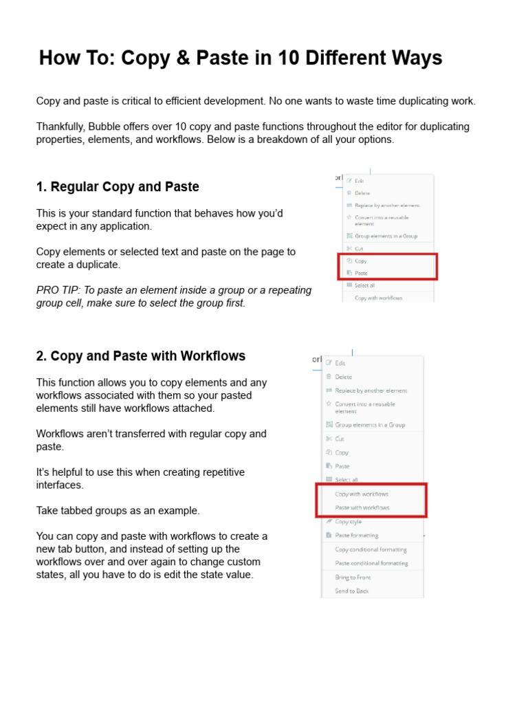 10 Ways To Copy and Paste | PDF | Function (Mathematics) | Software