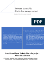 FHUI Arbitrase - Diskusi PMH Dan Wanprestasi