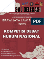 Proposal Kompetisi Debat Hukum Brawijaya Law Fair XIV 2023