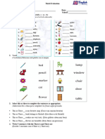 Evaluacion Grado 5to - Cuarto Periodo - Org