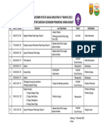 Rundown Pesta Siaga Wilayah V Jabar Tahun 2023