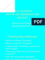 Mixtures and Solutions 1-2