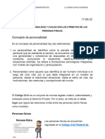 Personas Fisicas Derecho Constitucional