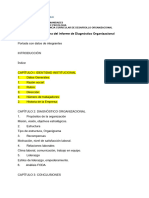 Estructura de Informe Diagnóstico Organizacional