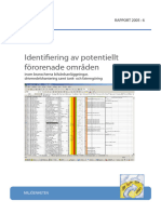 Identifiering Av Potentiellt Förorenade Områden