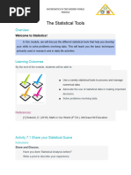 Module6 Statistical Tools