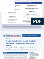 A Literature Review of Anti - Diabetic