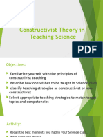 Constructivist Theory in Teacing Science Module 2 Educ 213