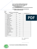 Daftar Nilai PTS