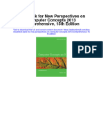 Test Bank For New Perspectives On Computer Concepts 2013 Comprehensive 15th Edition