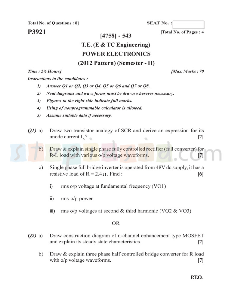 Power Electronics PDF
