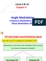 Angle Modulation Lecture 9 & 10