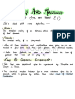 Atoms and Molecules - Padhle 9th Science Notes PDF