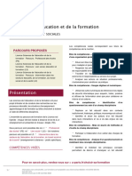 Sciences de L'éducation Et de La Formation