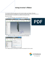 Customizing Inventor's Ribbon