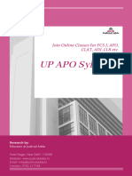 155822UP APO Syllabus 2022