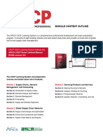 CSCP Module Content Outline